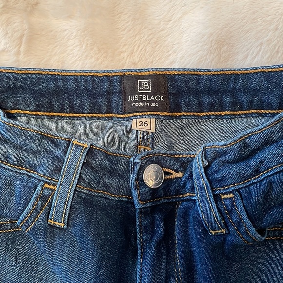 Just Black Ripped Skinny Jeans - Picture 5 of 10